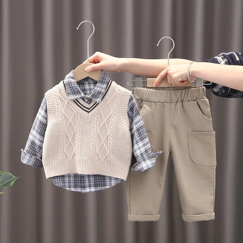 Conjunto Bebê Social Premium 3 Peças – Elegância e Conforto
