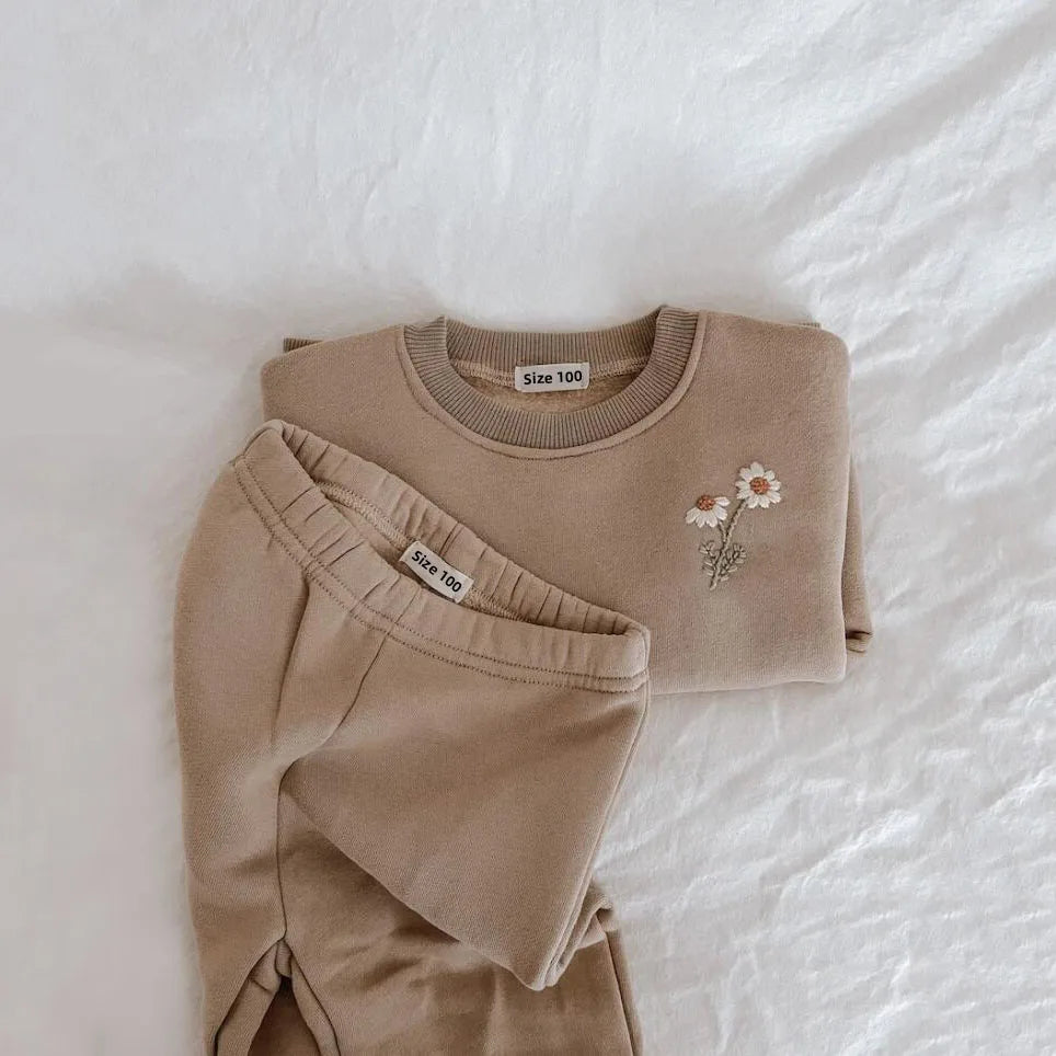 Conjunto Bebê Térmico Premium – Moletom Flanelado para Inverno