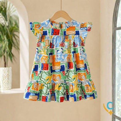 Vestido Bebê Algodão Premium – Leve e Confortável 1 a 3 Anos