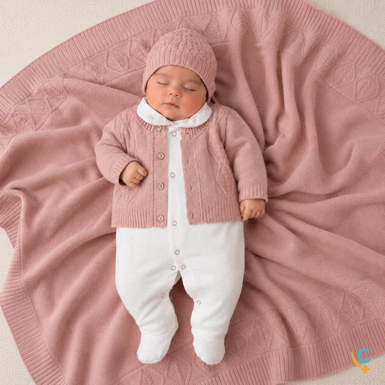 Saída Maternidade Premium Rosa – Curadoria Doula Gaby | Presente Perfeito RN | Frete Grátis