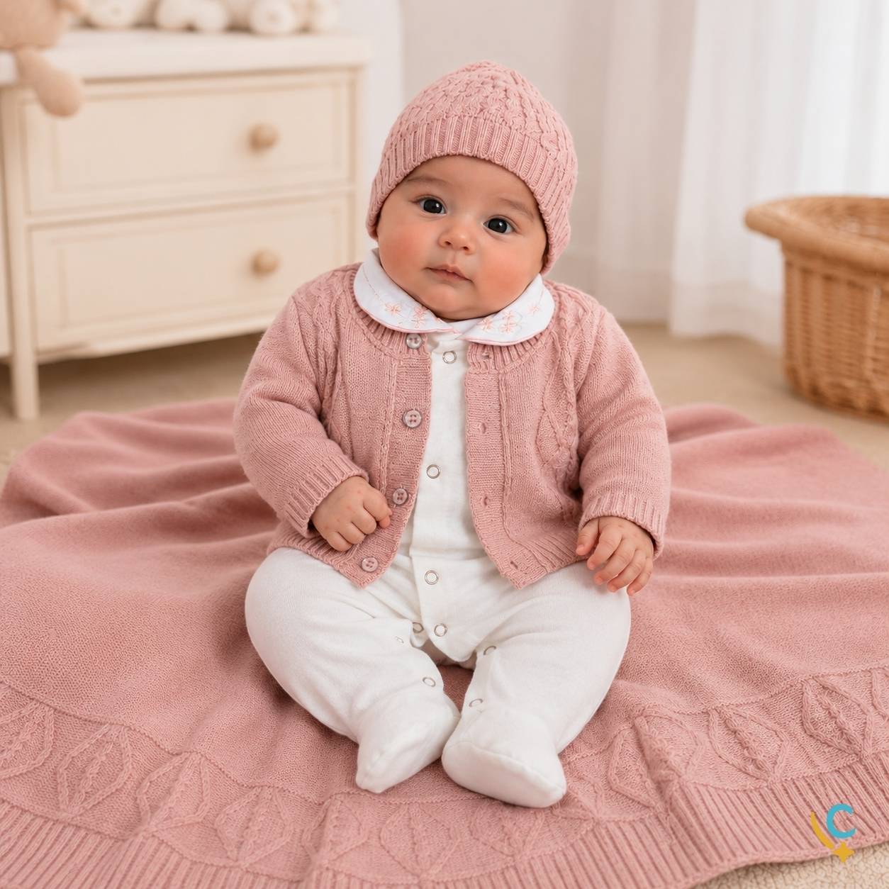 Saída Maternidade Premium Rosa – Curadoria Doula Gaby | Presente Perfeito RN | Frete Grátis