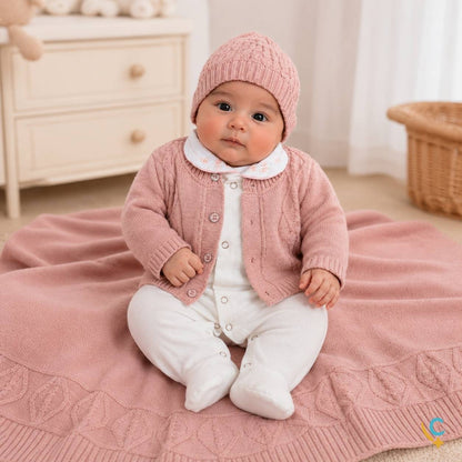 Saída Maternidade Premium Rosa – Curadoria Doula Gaby | Presente Perfeito RN | Frete Grátis