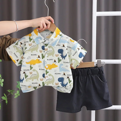 Conjunto Infantil Masculino Verão 100% Algodão Premium Coleção | Frete Grátis