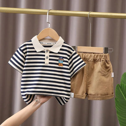 Conjunto Infantil Masculino Verão 100% Algodão Premium Coleção | Frete Grátis