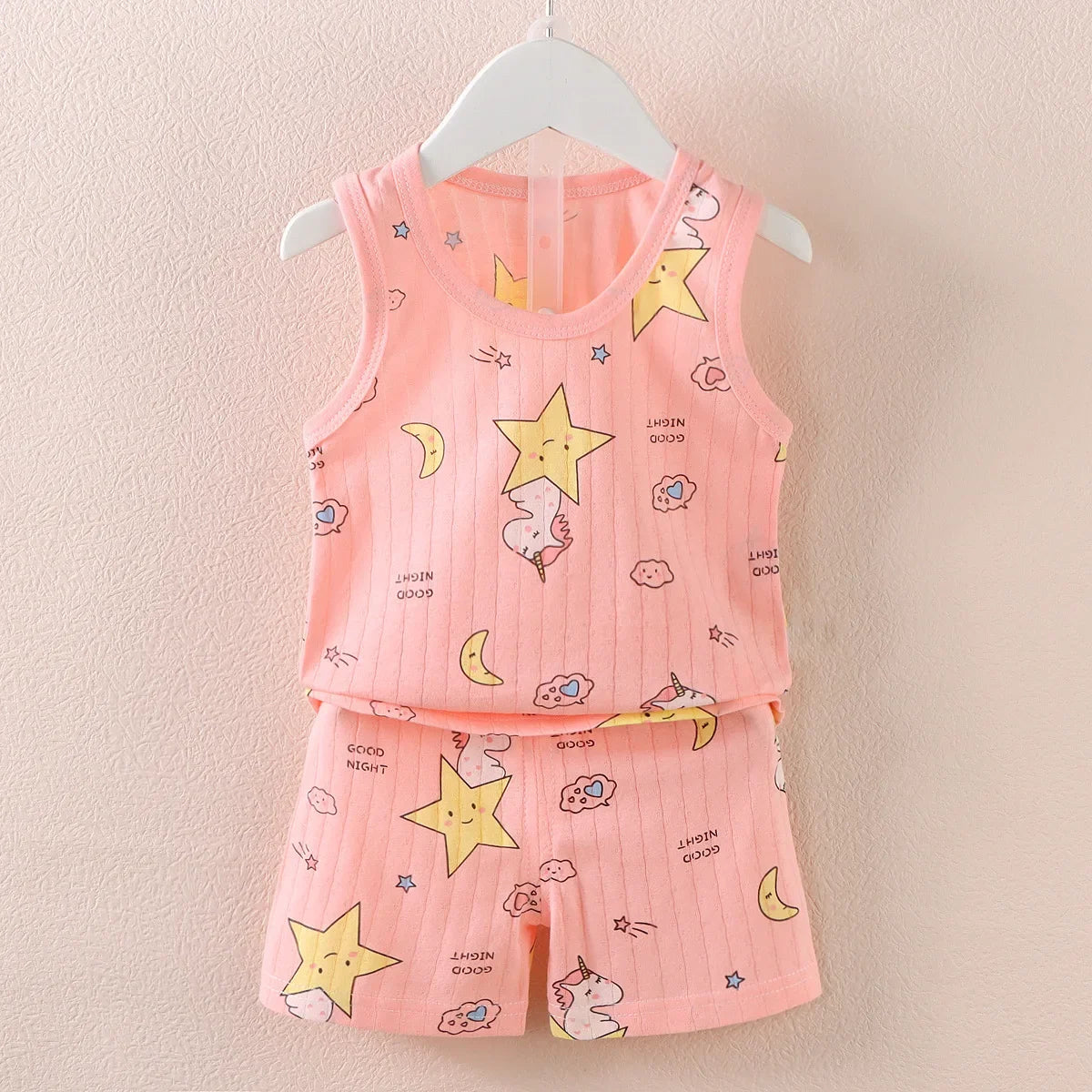 Conjunto Regata Infantil 100% Algodão Premium Verão – Roupa de Menino e Menina Personagens | Frete Grátis
