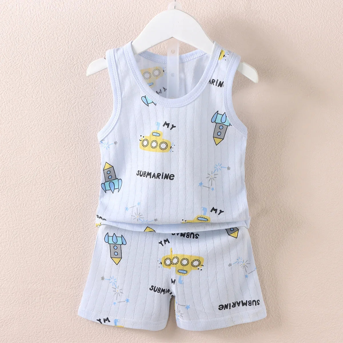 Conjunto Regata Infantil 100% Algodão Premium Verão – Roupa de Menino e Menina Personagens | Frete Grátis