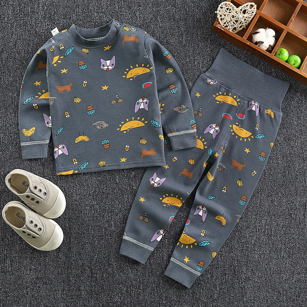 Pijama Infantil 100% Algodão Premium Outono/Inverno | Frete Grátis