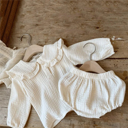 Conjunto Bebê Marinheiro Premium – Camisa e Bloomer Navy com Frete Grátis