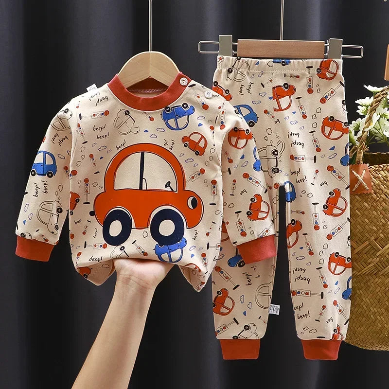Pijama Bebê Algodão Premium – Conforto Natural 1 a 2 Anos