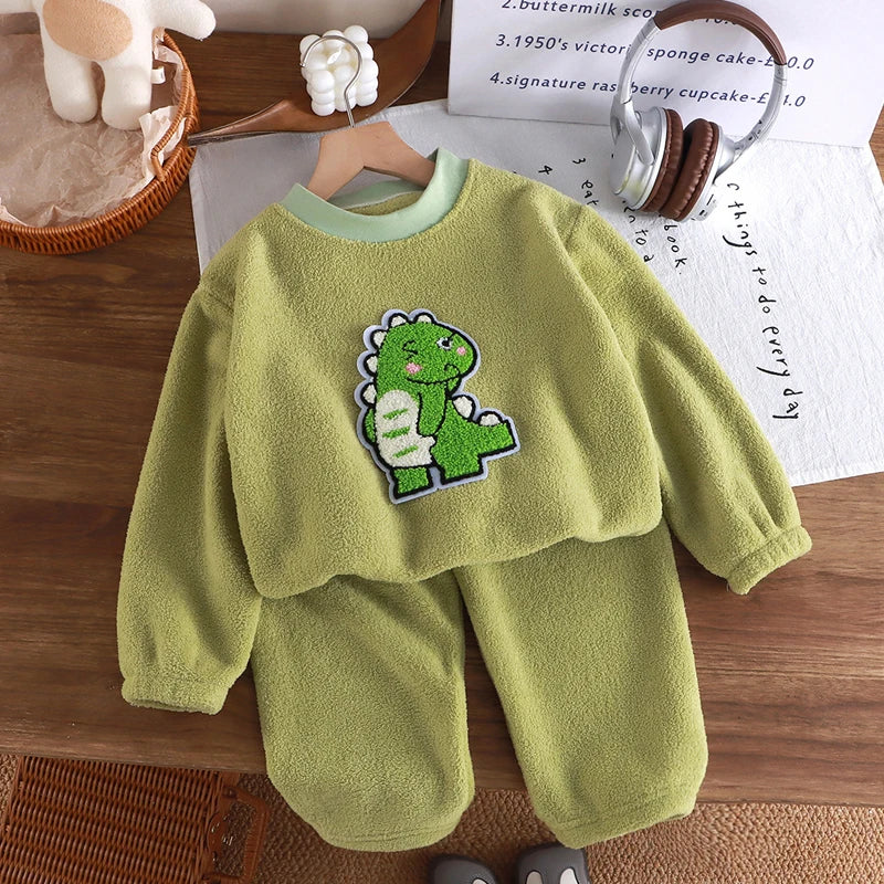 Pijama Bebê Fleece com Capuz – Térmico e Confortável 1 a 2 Anos