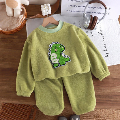 Pijama Bebê Fleece com Capuz – Térmico e Confortável 1 a 2 Anos