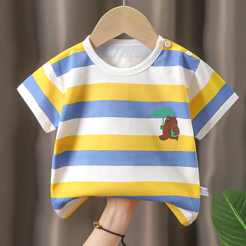 Camiseta Bebê Algodão Premium – Leve e Confortável