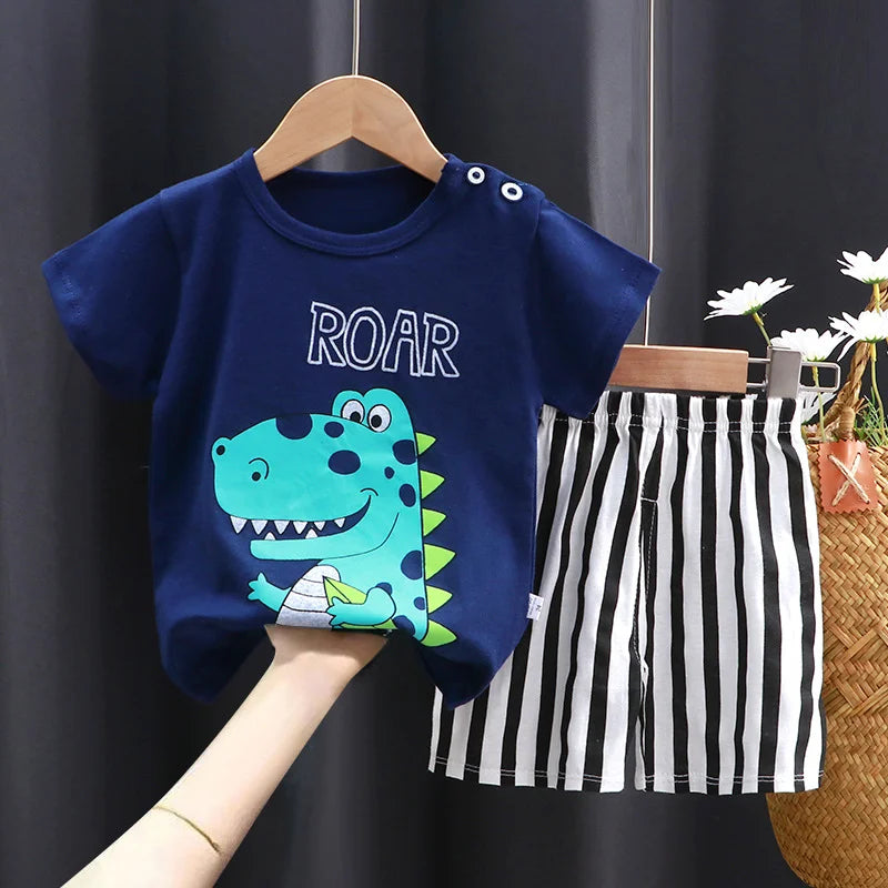 Conjunto Bebê Verão Algodão Premium – Leve e Confortável