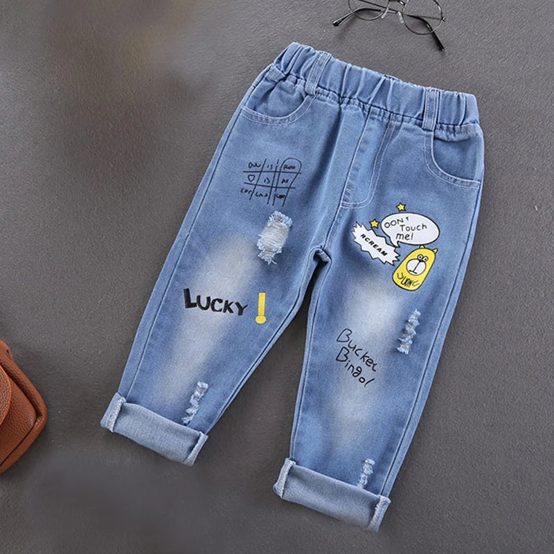 Calça Jeans Bebê Unissex com Cós Elástico – Conforto e Estilo 2 a 3 Anos
