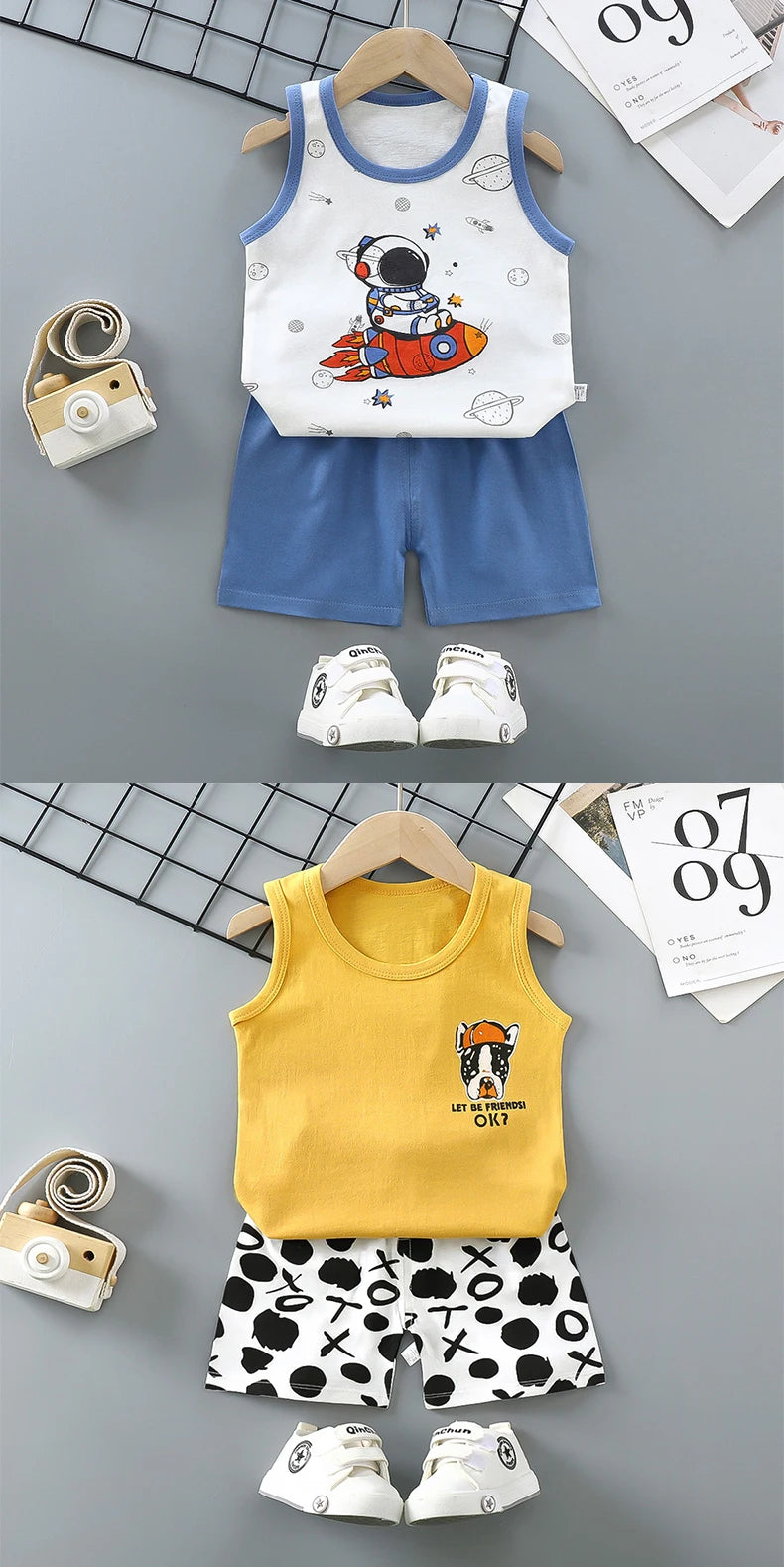 Conjunto Bebê Regata Algodão Premium – Leve e Fresco