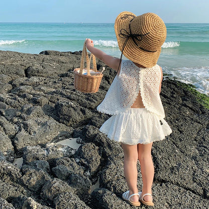 Conjunto Bebê Verão Renda Premium – Leve e Delicado