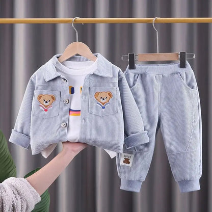Conjunto Bebê Jaqueta e Calça Premium – Estilo Moderno e Confortável