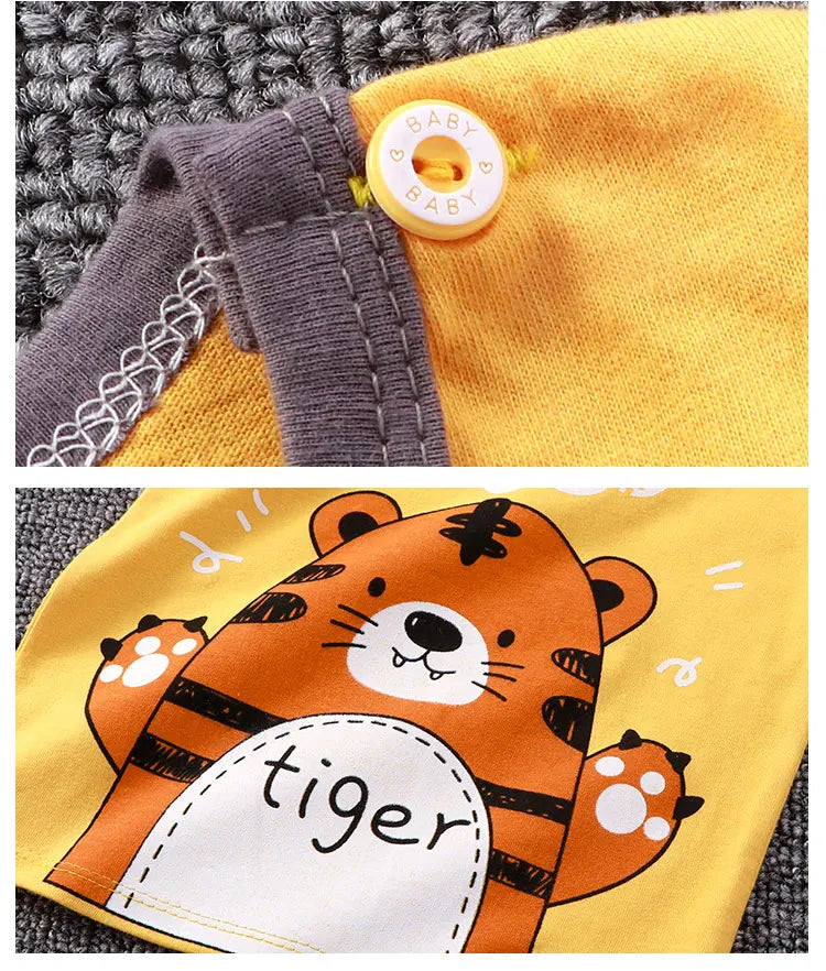 Conjunto Bebê Verão Algodão Premium – Leve e Confortável