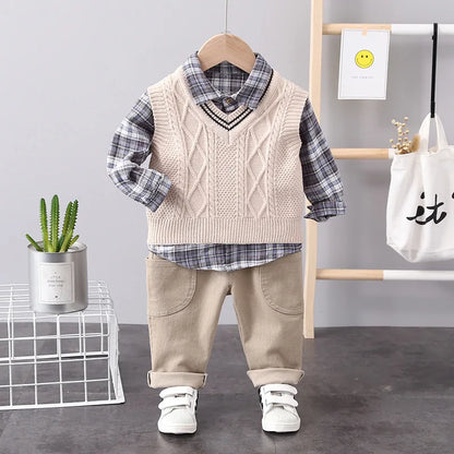 Conjunto Bebê Social Premium 3 Peças – Elegância e Conforto