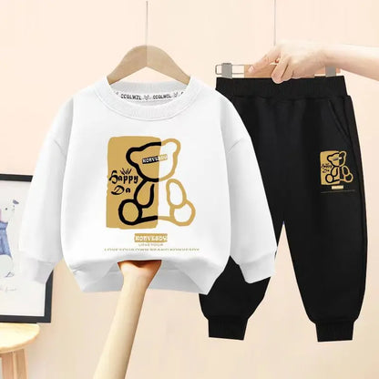 Conjunto Urso Aconchego Premium – Moletom Térmico 2–3 Anos