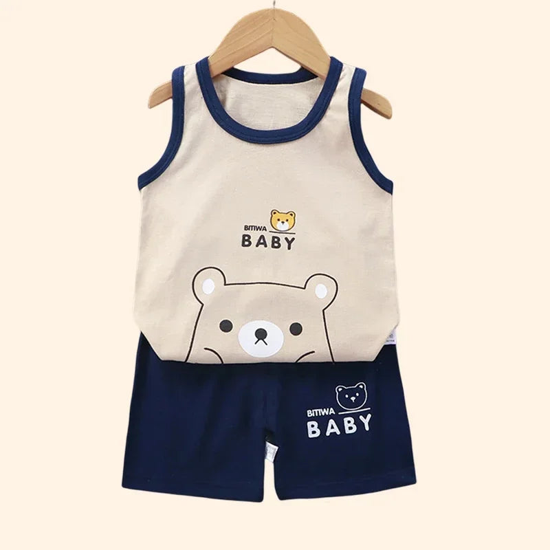 Conjunto Bebê Regata Algodão Premium – Leve e Fresco