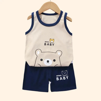 Conjunto Bebê Regata Algodão Premium – Leve e Fresco