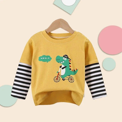 Camiseta Bebê Manga Longa Algodão Premium – Conforto 1 a 2 Anos