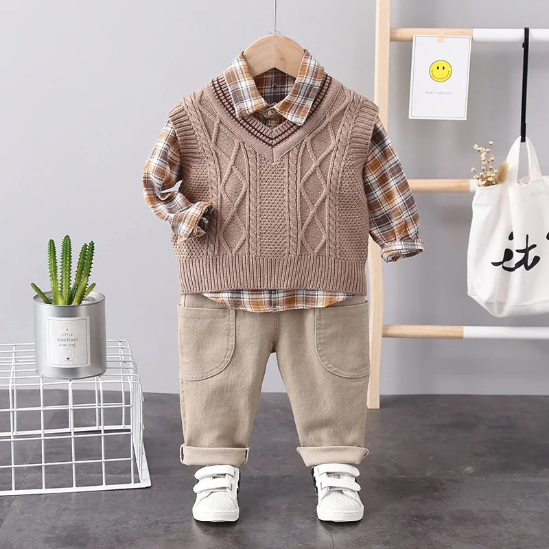 Conjunto Bebê Social Premium 3 Peças – Elegância e Conforto
