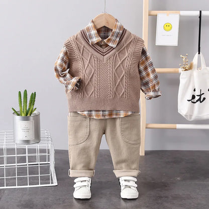 Conjunto Bebê Social Premium 3 Peças – Elegância e Conforto