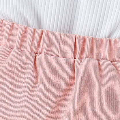 Conjunto Bebê Vintage Premium – Blusa e Saia em Cotelê Delicado