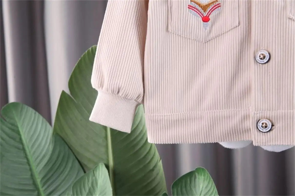 Conjunto Bebê Jaqueta e Calça Premium – Estilo Moderno e Confortável