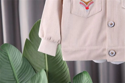 Conjunto Bebê Jaqueta e Calça Premium – Estilo Moderno e Confortável