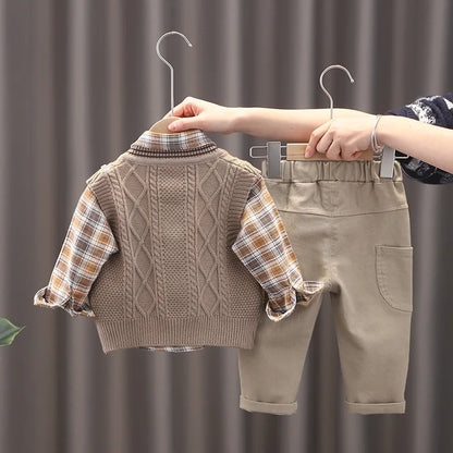 Conjunto Bebê Social Premium 3 Peças – Elegância e Conforto