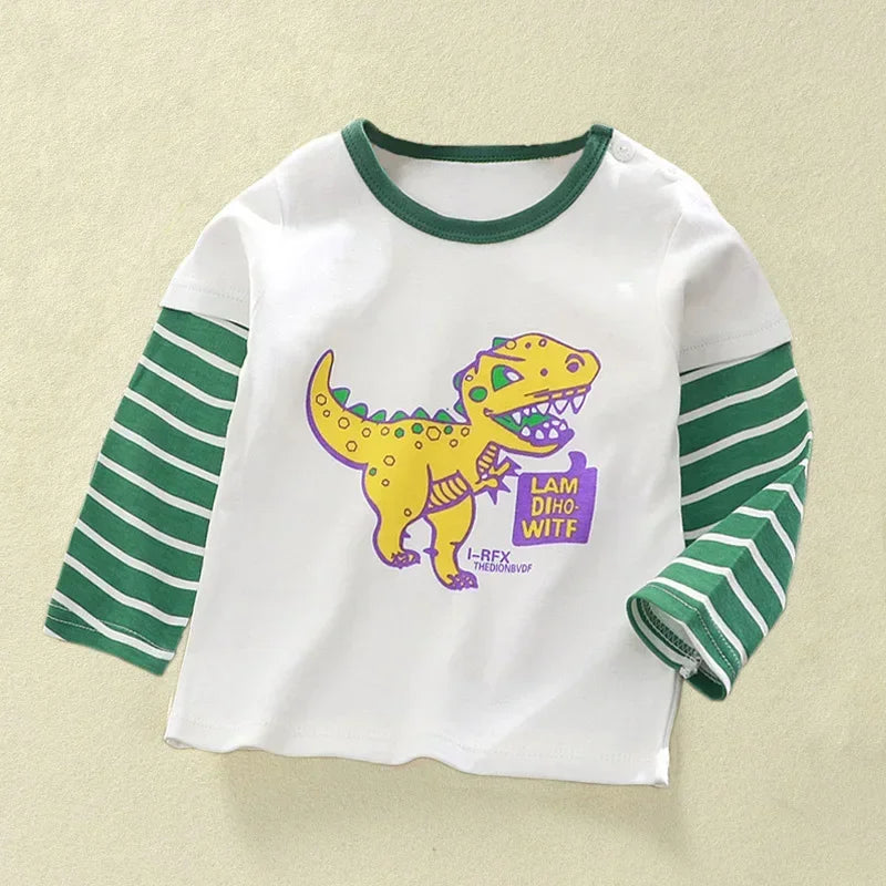 Camiseta Bebê Manga Longa Algodão Premium – Conforto 1 a 2 Anos
