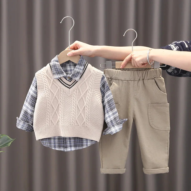 Conjunto Bebê Social Premium 3 Peças – Elegância e Conforto