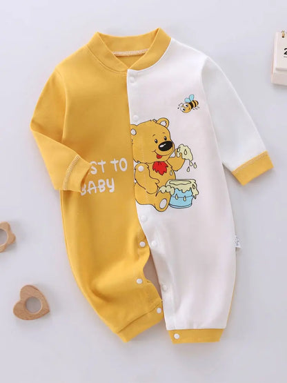 Macacão Bebê Romper 100% Algodão Premium – Macio e Confortável | 0 a 18 meses | Frete Grátis