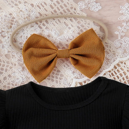 Conjunto Bebê Vintage Premium – Blusa e Saia em Cotelê Delicado