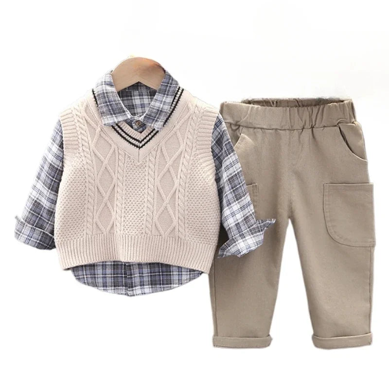 Conjunto Bebê Social Premium 3 Peças – Elegância e Conforto