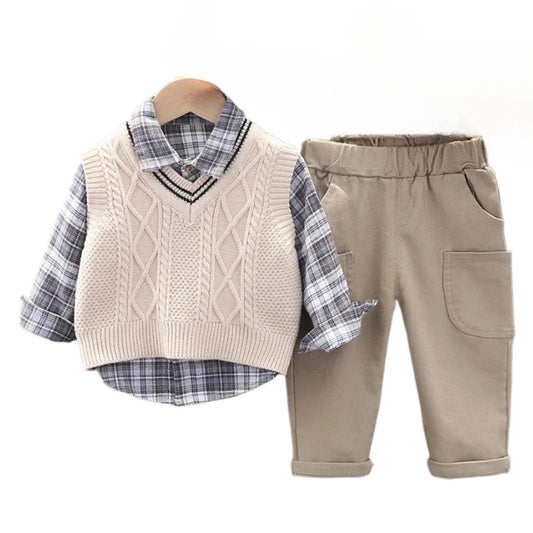 Conjunto Bebê Social Premium 3 Peças – Elegância e Conforto