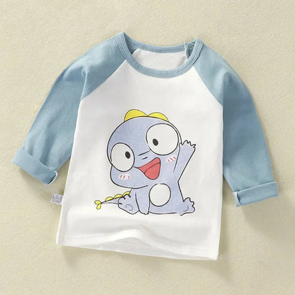 Camiseta Bebê Manga Longa Algodão Premium – Conforto 1 a 2 Anos