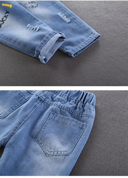 Calça Jeans Bebê Unissex com Cós Elástico – Conforto e Estilo 2 a 3 Anos