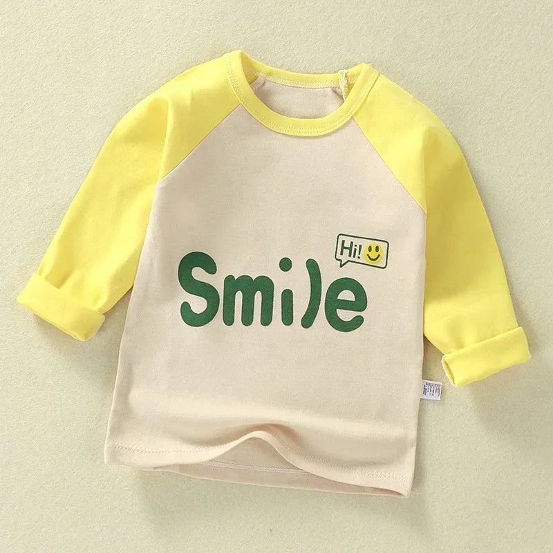 Camiseta Bebê Manga Longa Algodão Premium – Conforto 1 a 2 Anos