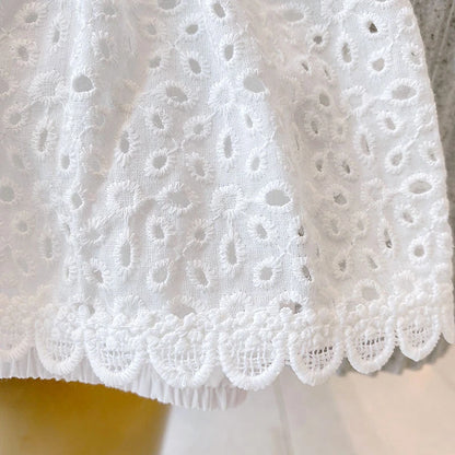 Conjunto Bebê Verão Renda Premium – Leve e Delicado