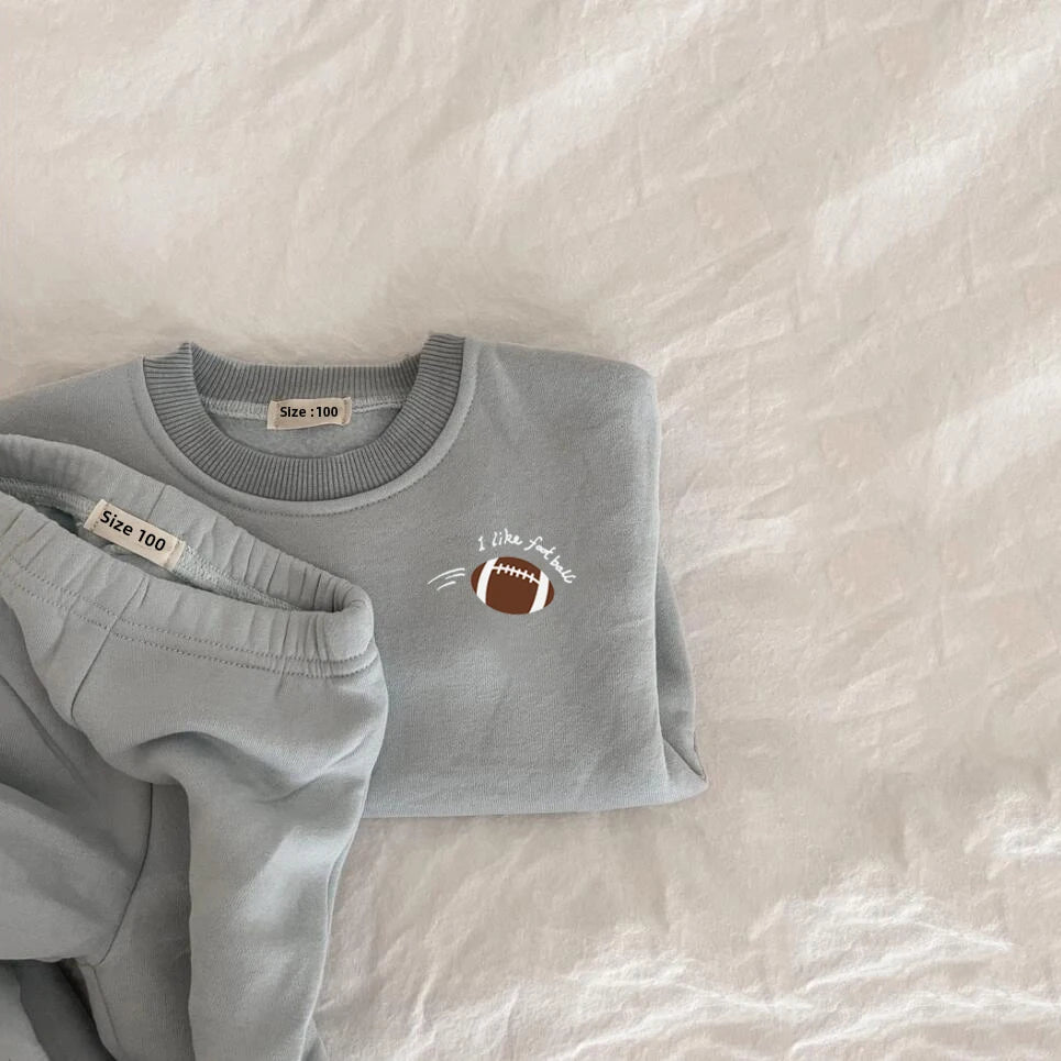 Conjunto Bebê Térmico Premium – Moletom Flanelado para Inverno