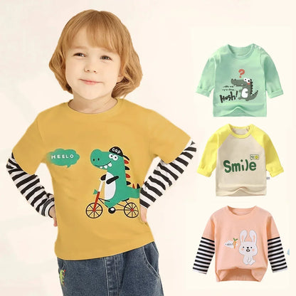Camiseta Bebê Manga Longa Algodão Premium – Conforto 1 a 2 Anos