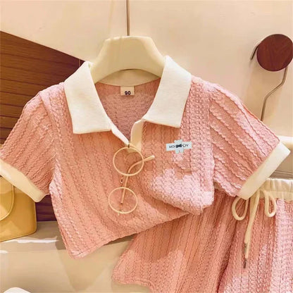 Conjunto Bebê Verão Premium – Blusa e Short Leve com Conforto Total