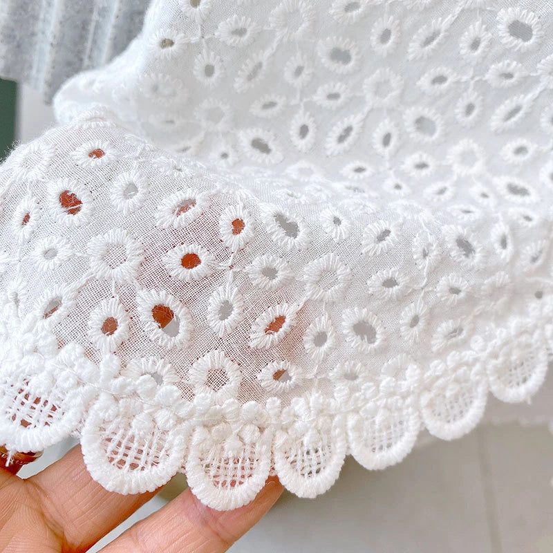 Conjunto Bebê Verão Renda Premium – Leve e Delicado