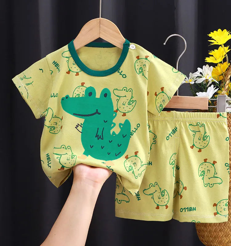 Conjunto Bebê Verão Algodão Premium – Leve e Confortável