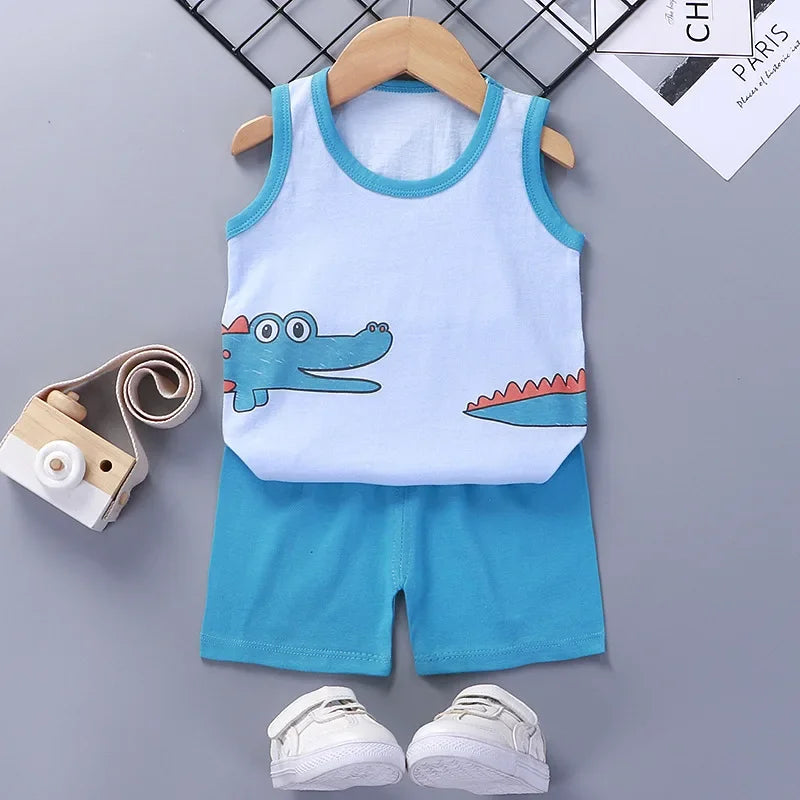 Conjunto Bebê Regata Algodão Premium – Leve e Fresco