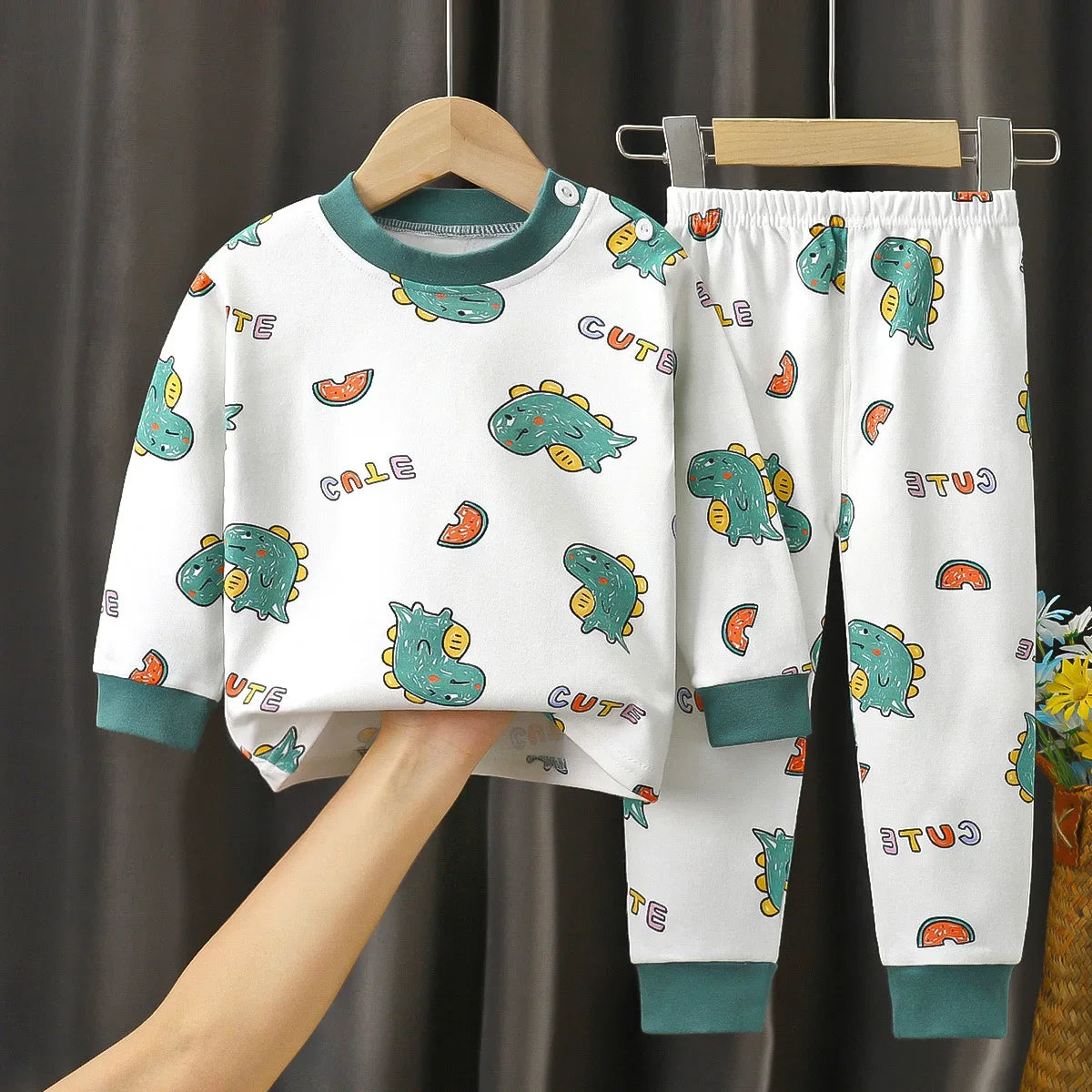 Pijama Bebê Algodão Premium – Conforto Natural 1 a 2 Anos